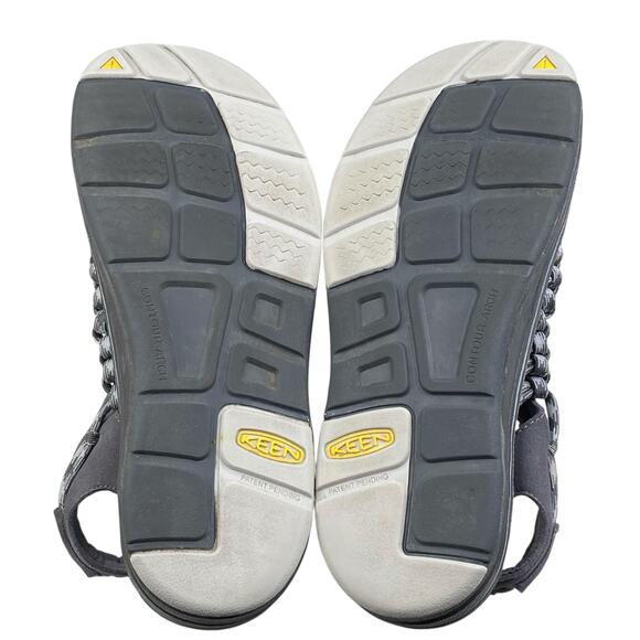 Keen Mens Uneek Grey Trail Hiking Sandal Size US 10